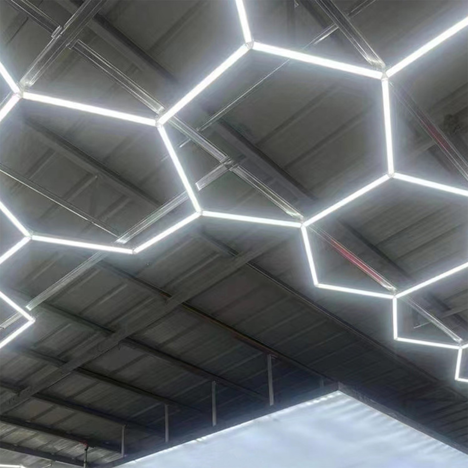 Light Prestige Geometric New lampa sufitowa LED 6x4 W biały LP-0209/1C 4K