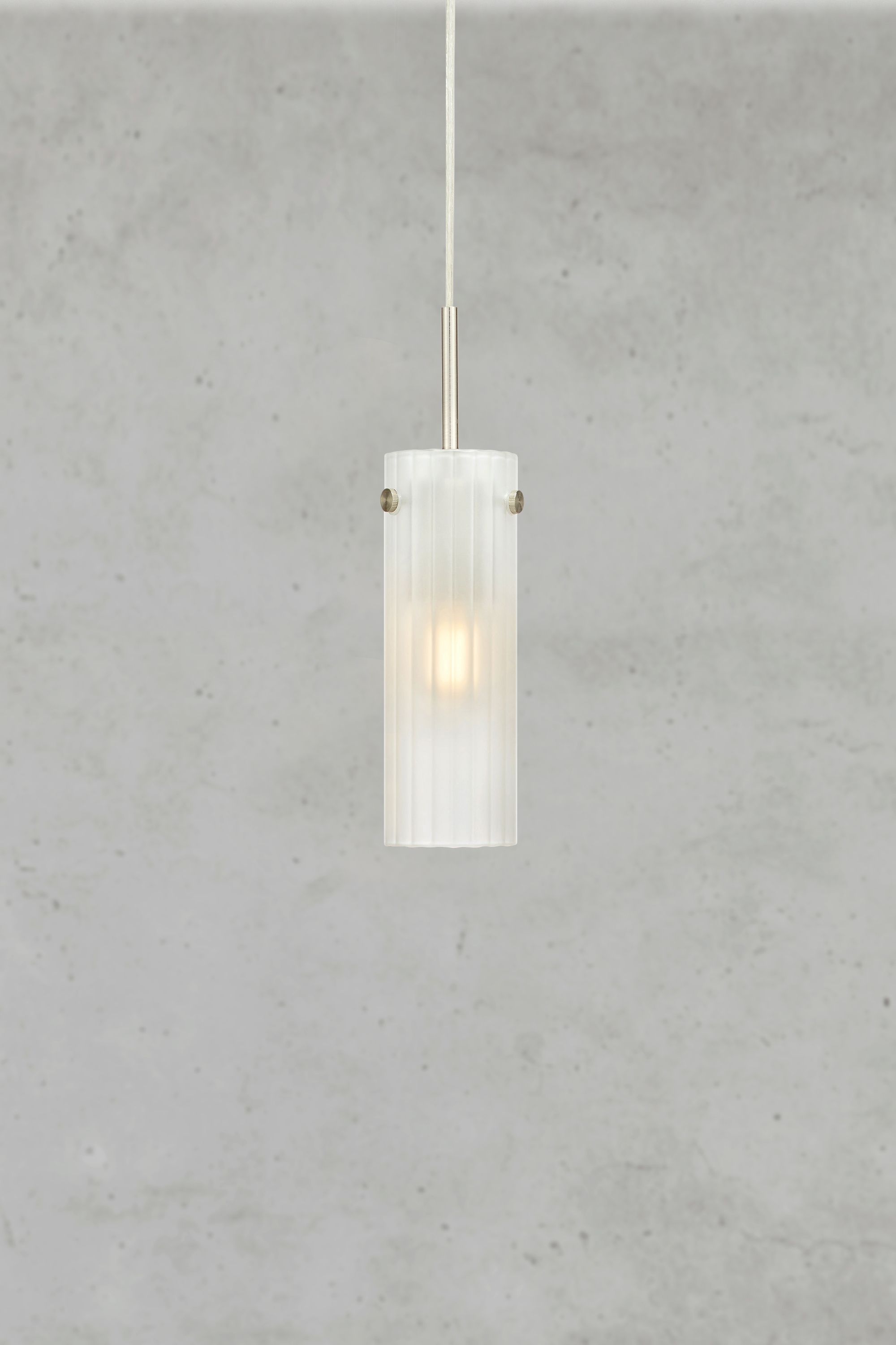 Markslöjd Tibia lampa wisząca 1x40 W nikiel 109014