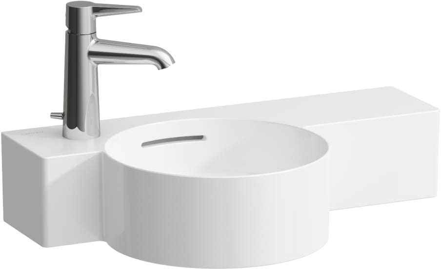 Laufen Val umywalka ścienna 55x31,5 cm ścienna półokrągła biała H8152830001091