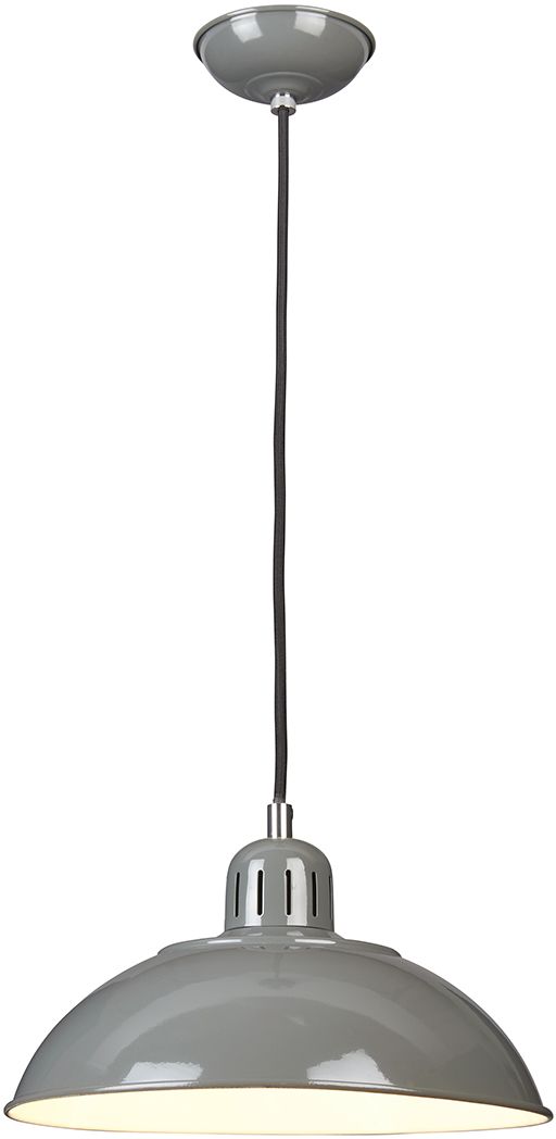 Elstead Lighting Franklin lampa wisząca 1x60 W szary FRANKLIN-P-GY