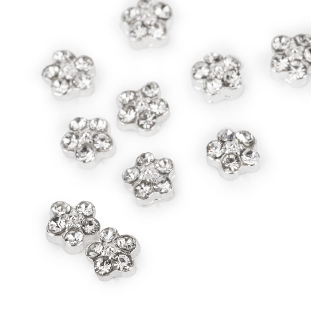 Ozdoby do paznokci kwiatki 3D Molly Nails K1122 10 szt