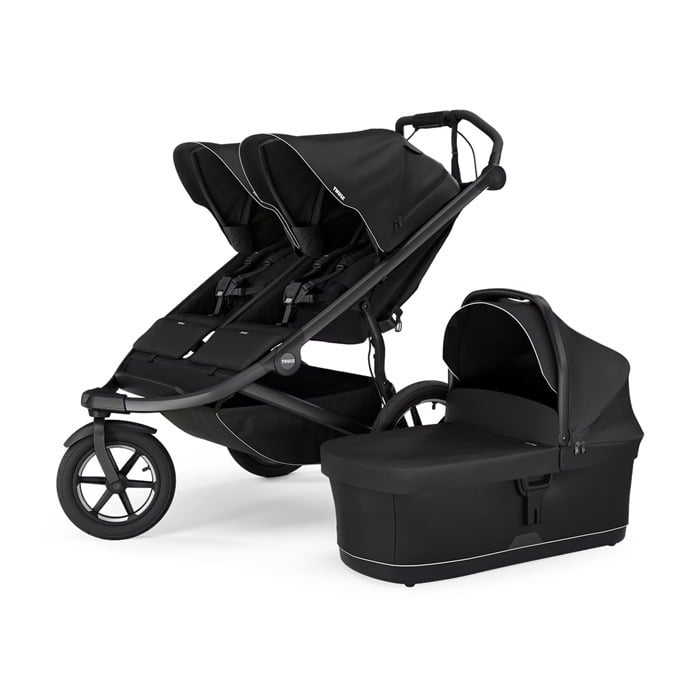 Thule Urban Glide 3 Double - wózek terenowy dla dwójki dzieci w różnym wieku-Czarny