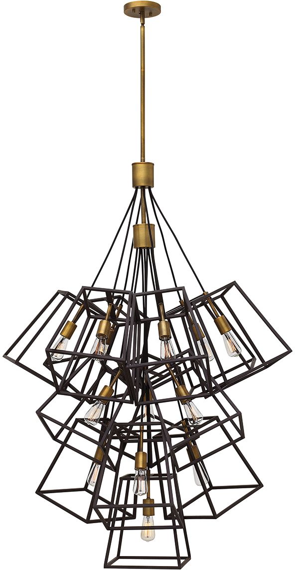 Darmowa Dostawa - Lampa wisząca x60 W mosiądz-brązowa Elstead Lighting Fulton HKFULTON13P