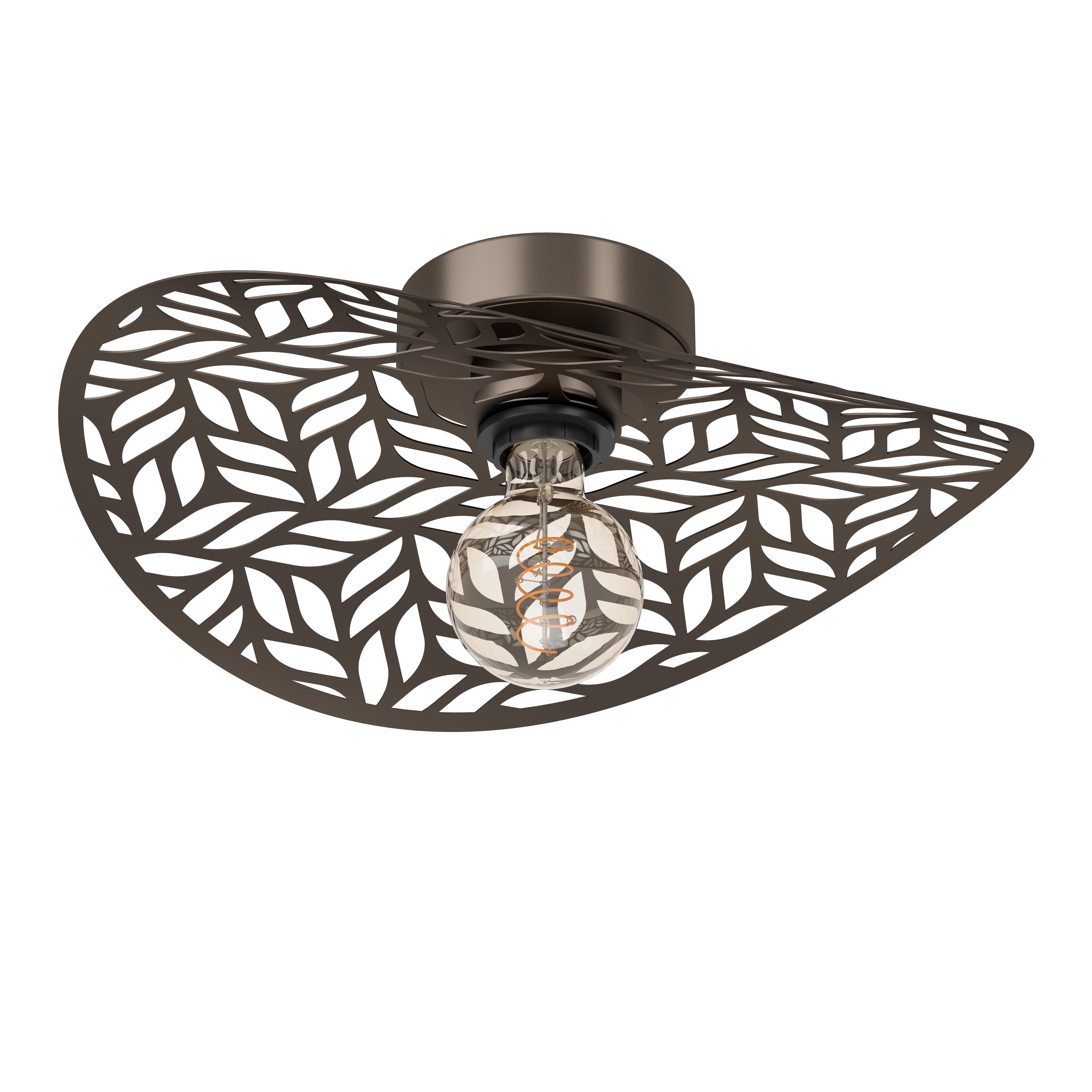 Darmowa Dostawa - Lampa podsufitowa 1x60 W brązowa Eglo Swaby 44123