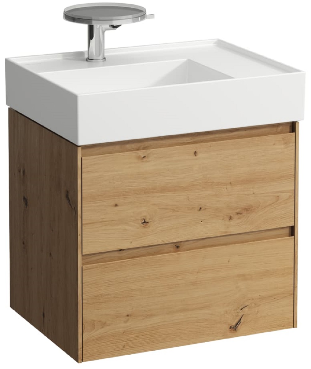 Darmowa Dostawa - Szafka 58.5x45x51.5 cm podumywalkowa wisząca dąb Laufen Lani H4039321122671