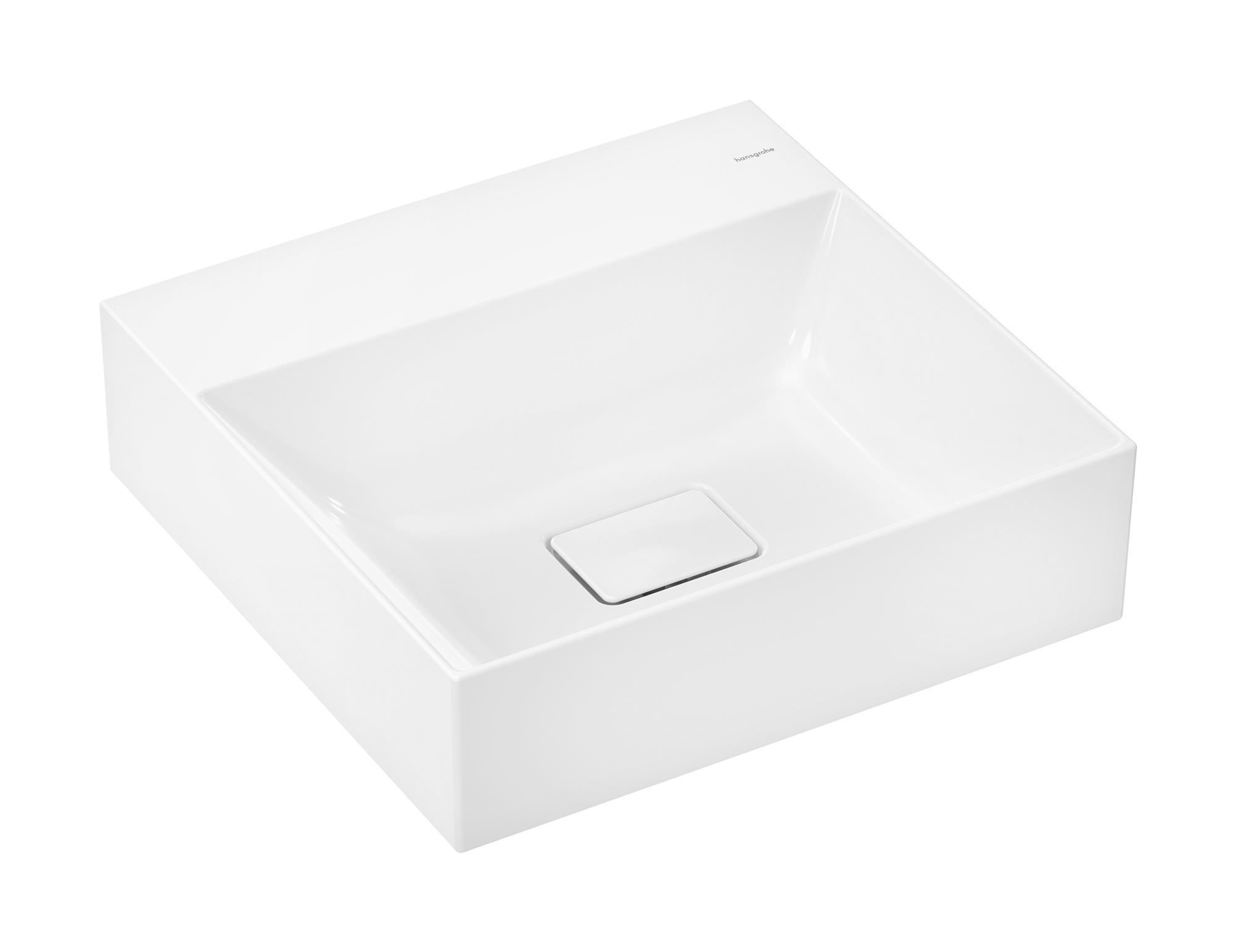 Darmowa Dostawa - Umywalka 50x48 cm prostokątna nablatowa biała Hansgrohe Xevolos E 61091450