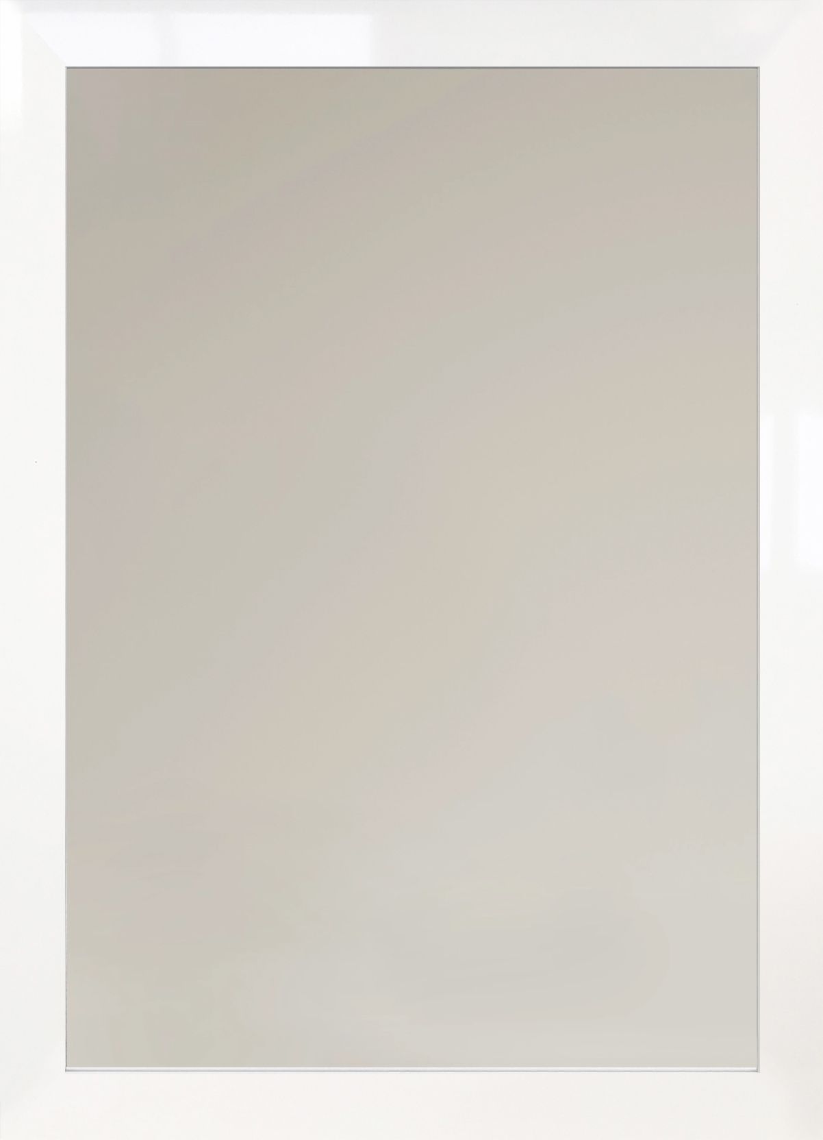Darmowa Dostawa - Lustro 107.8x57.8 cm prostokątne białe Ars Longa Slim SLIM50100B
