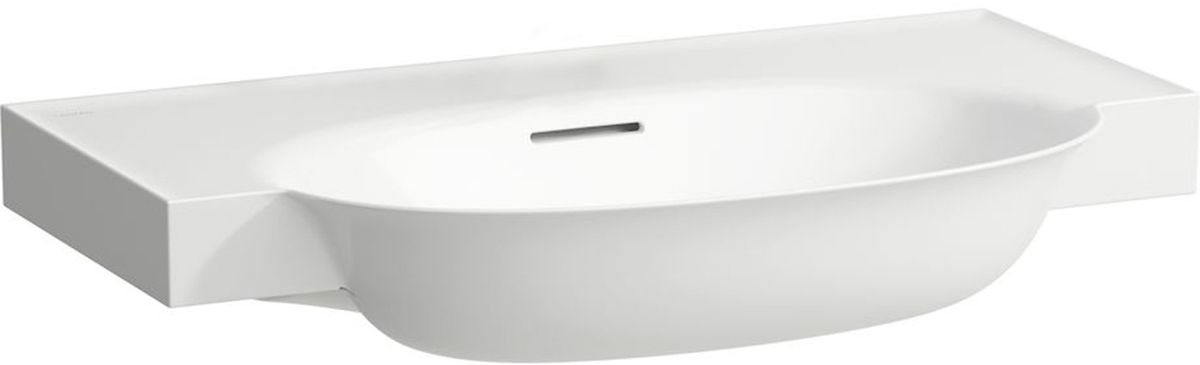 Darmowa Dostawa - Umywalka 80x48 cm półokrągła ścienna-meblowa biała Laufen The New Classic H8138550001091