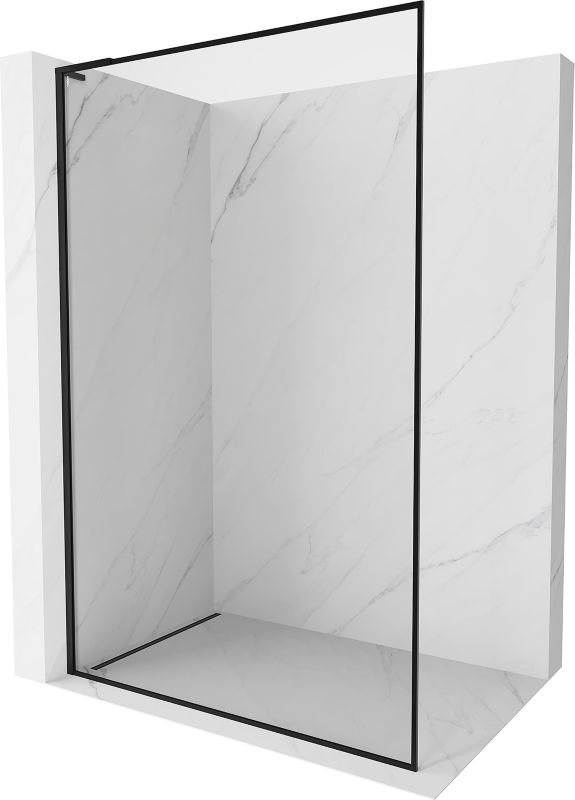 Ścianka prysznicowa Walk-in Mexen Kioto-F L czarna 70 x 202 cm 800-070-174-70-00 1 szt.
