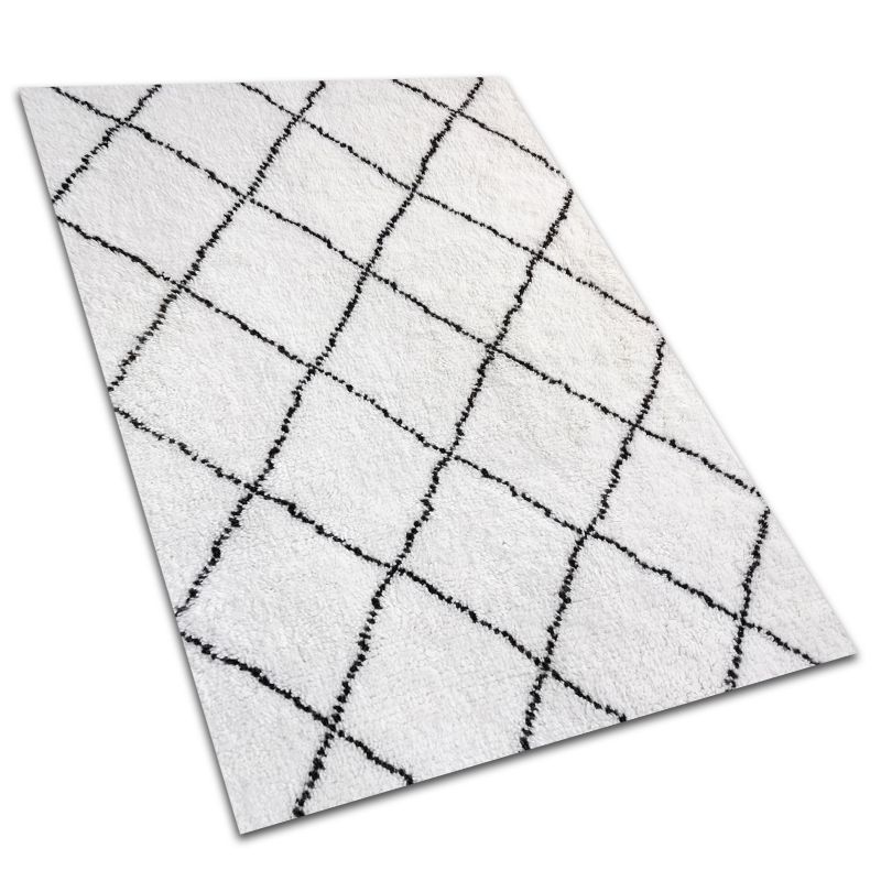 Dywan Ogrodowy Tulup 140x210 cm Balkon Ogród Patio Czarne linie 1 szt.