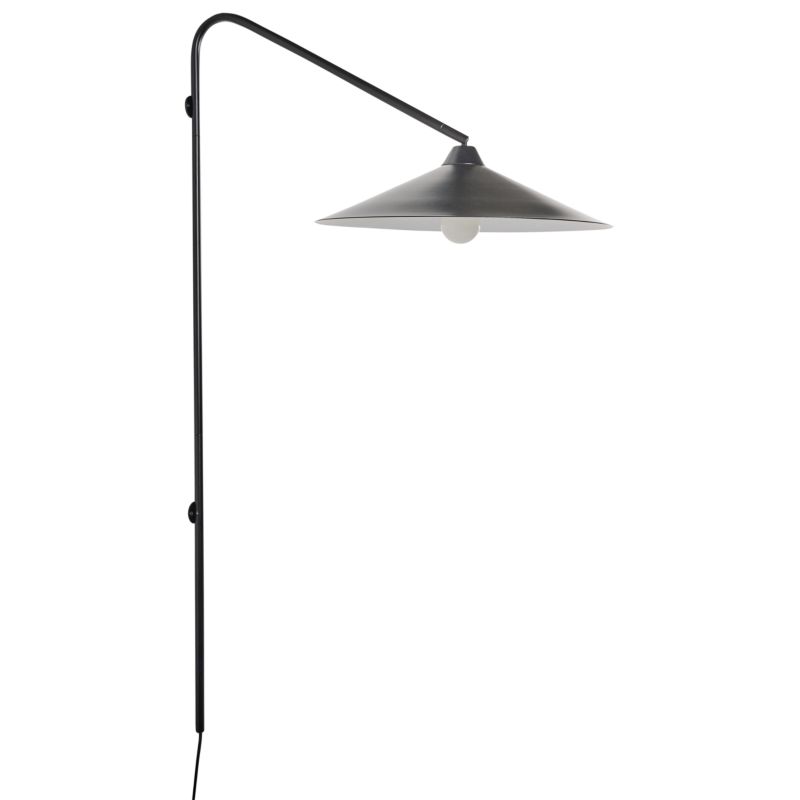 Lampa ścienna Nenton Czarny Metal 1 szt.