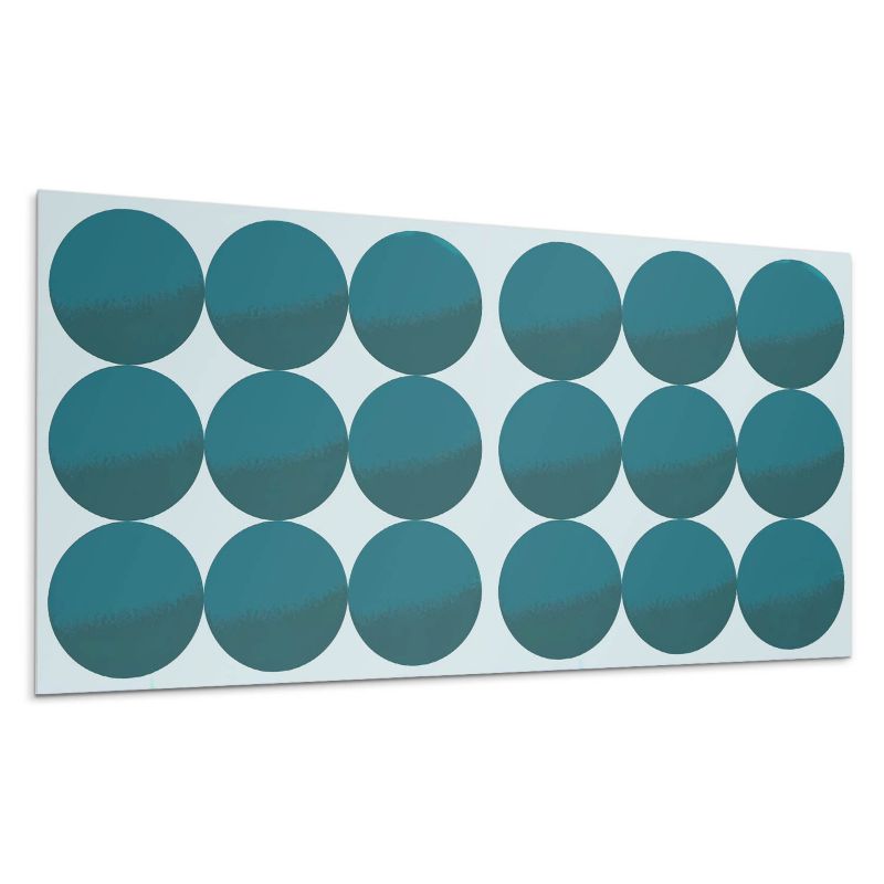 Panel samoprzylepny Wallfluent 120x60 cm Okrągłe wzory w geometrycznej siatce 1 szt.