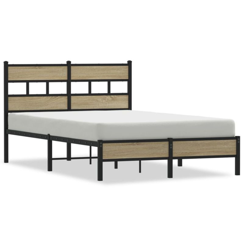 Łóżko metalowe WaszeMeble 120x190 cm brązowe WM-4017251 1 szt.