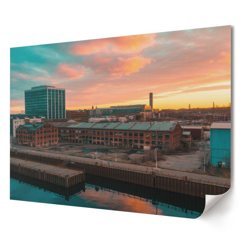 Plakat canvas Wallfluent Format A1 Miejski zachód Artysta Kateko 1 szt.