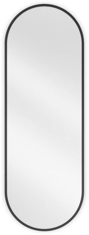 Lustro łazienkowe owalne Mexen Loft czarne 100x35 cm 1 szt.