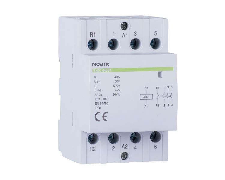 Stycznik Noark modułowy 40A 4NO 230V Ex9CH40 102420 1szt.