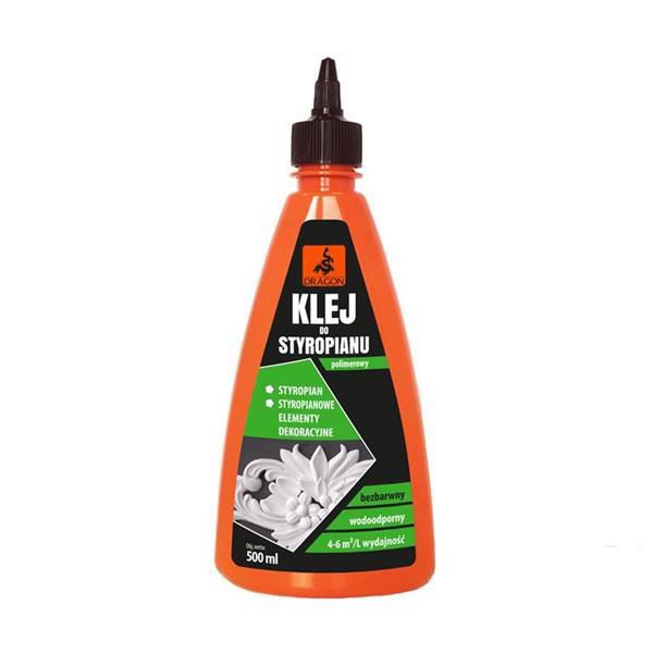 Klej montażowy do styropianu Dragon 500 ml