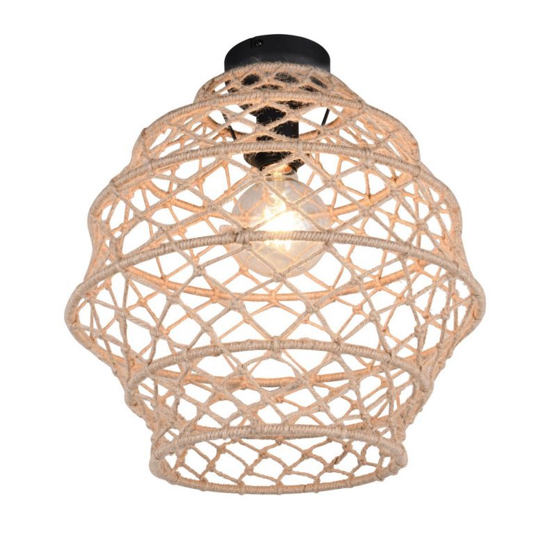 Lampa wisząca RL HIVE beżowo-czarna 1xE27x10W IP20 wym:40,5x38,5x38,5cm - 1 szt.
