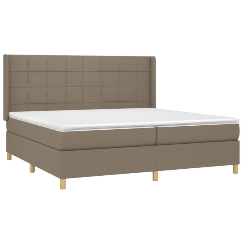 Łóżko kontynentalne WaszeMeble 200x200 Brązowe WM-3138905 1 szt.