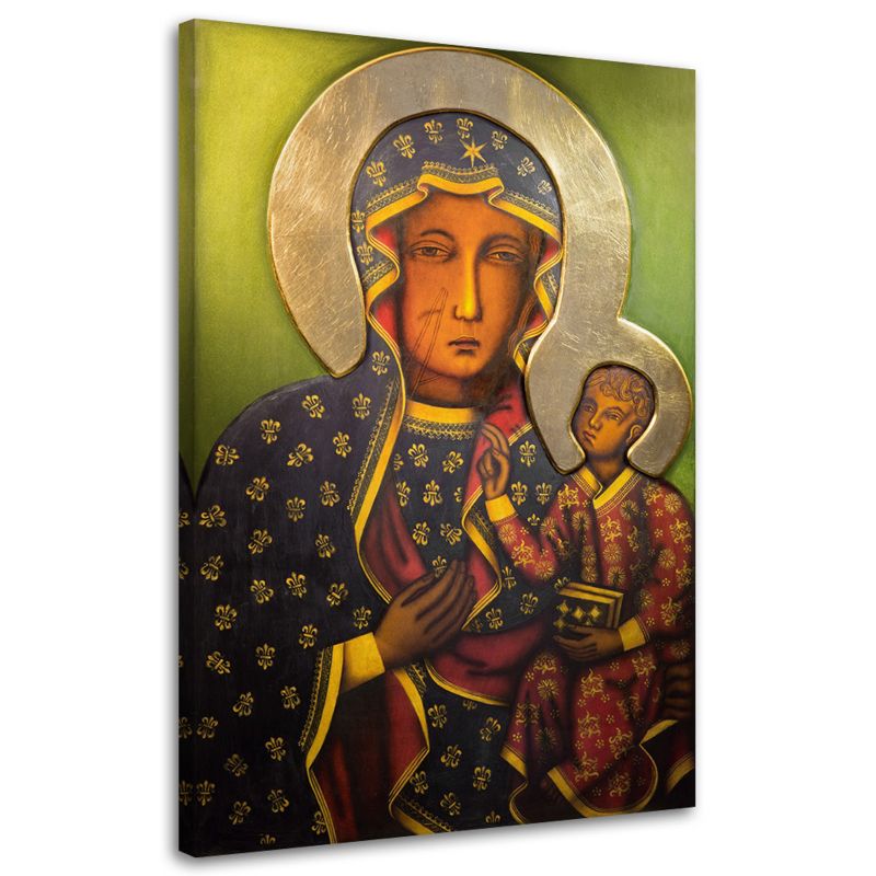 Obraz na płótnie Feeby Matka Boska Częstochowska 40x60cm 1szt