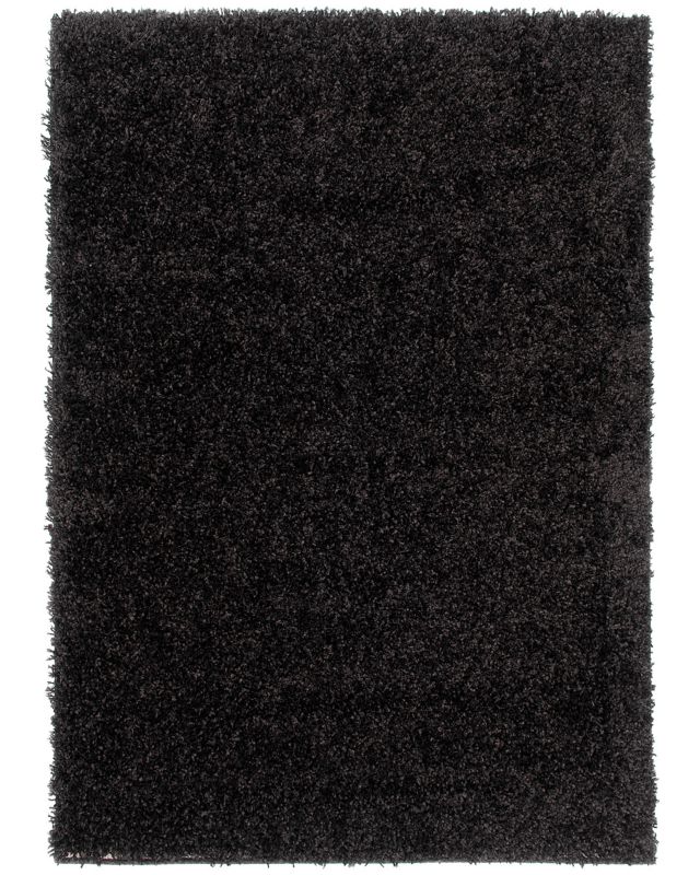 Dywan Shaggy 160x220cm Unito Antracite Mazovia - puszysty, wysokie runo, antracytowy, 1szt.