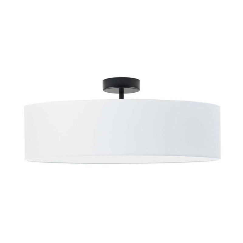 Lampa wisząca Volta Light Factory żyrandol plafon z abażurem stożek Czarny/Biały BLUES 60cm 1szt.