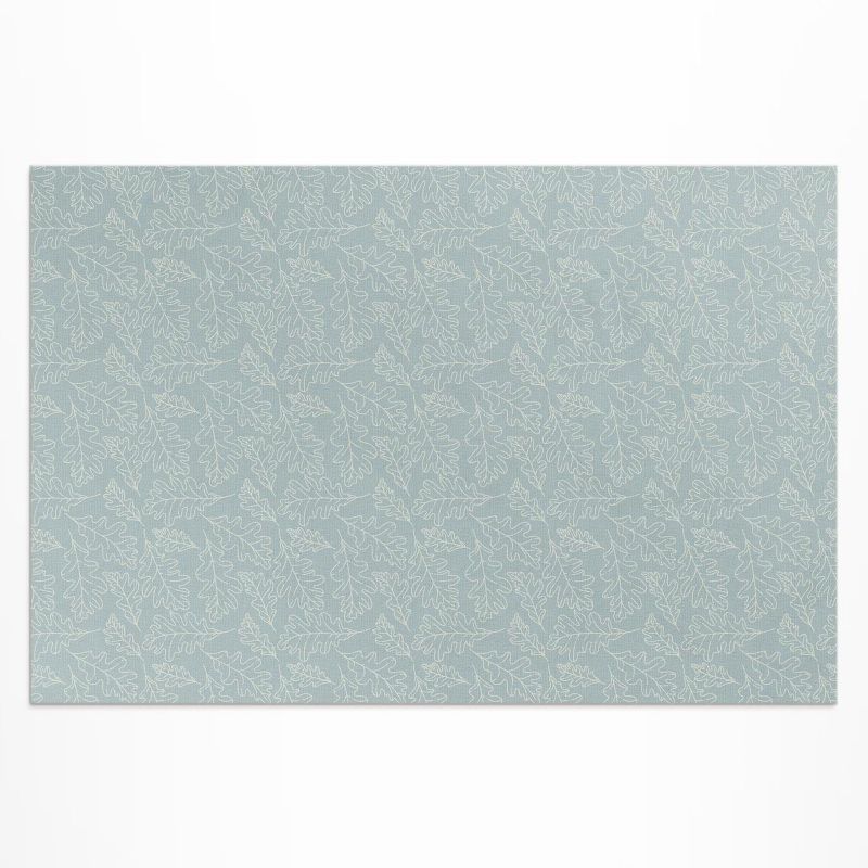 Zewnętrzny Dywan Winylowy Wallfluent 140x210 cm Subtelne liście orzechowca styl boho 1 szt.