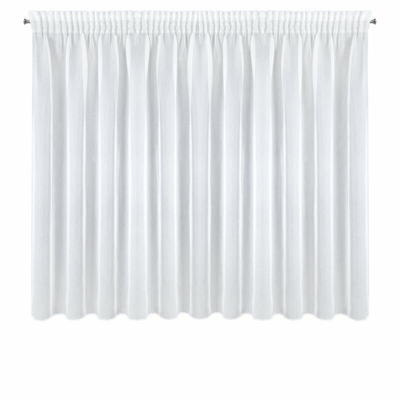 Firana MIREA Eurofirany 350x150 cm biała na taśmie 1 szt.