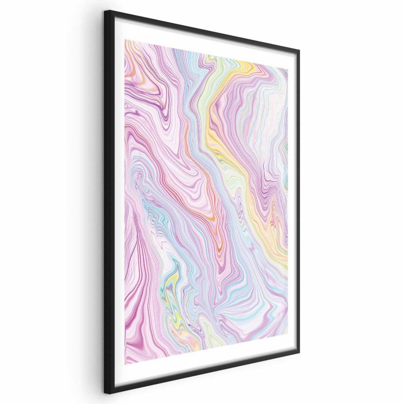 Plakat Artgeist Kolorowy Sen 21x30 cm z ramą czarną 1 szt