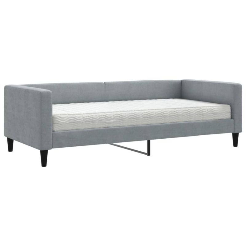 Łóżko dzienne WaszeMeble 90x200 cm jasnoszara WM-3196560 1 szt.