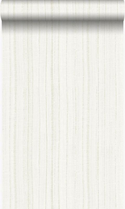 Tapeta Origin Wallcoverings struktura pasków białym 53 cm x 10.05 m - 1 rol.