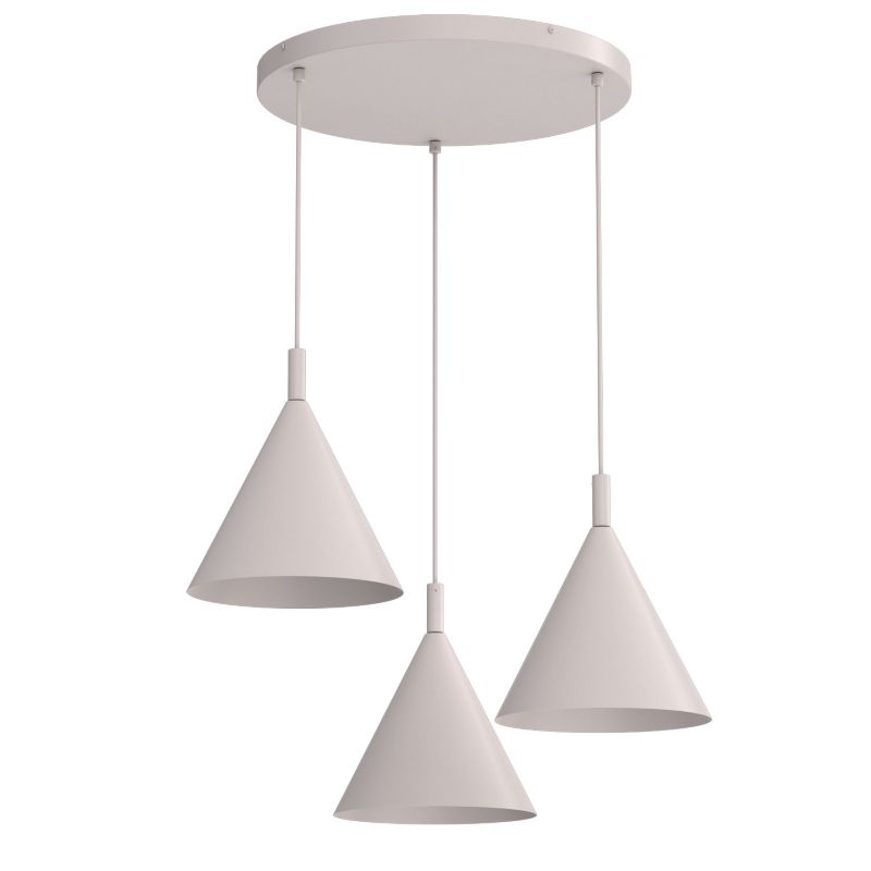 Lampa wisząca Luminex Vins beżowa 3xGU10x8W IP20 wym:110x66x66cm - 1 szt.