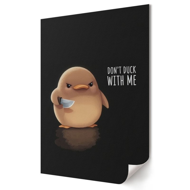 Plakat na ścianę Wallfluent Format A4 Don't duck with me Studio Mono Atelier 1 szt.