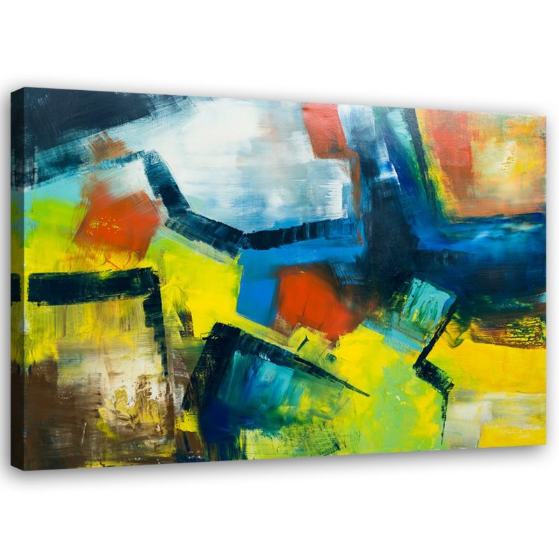 Obraz na płótnie Feeby Abstrakcja multikolor 100x70cm 1szt