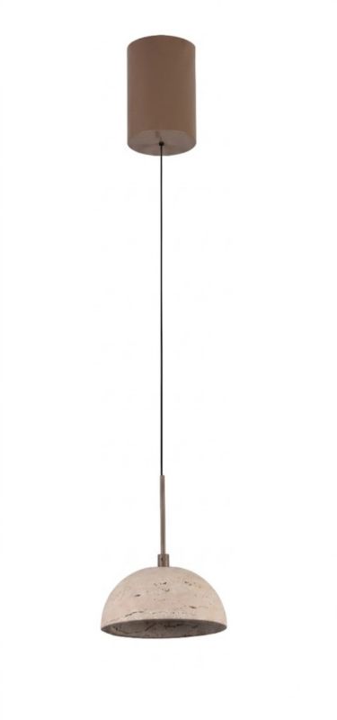 Lampa wisząca trawertyn Maxlight CUCCINA beżowa LED 5W 3000KK 375lm IP20 wym:143x15x15cm - 1 szt.