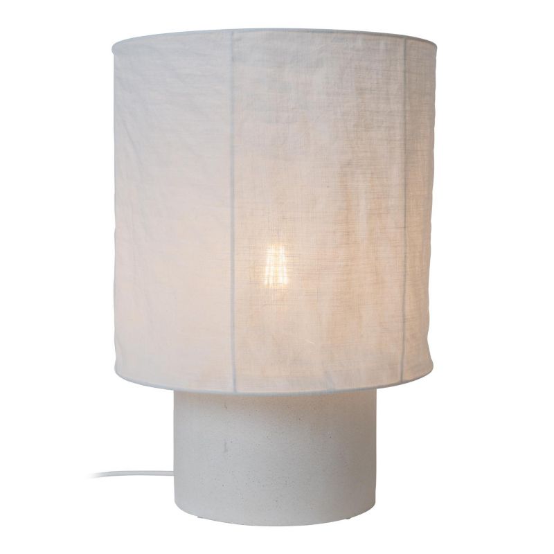 Lampa stołowa Lucide TISSAJA biała 1xE27x40W IP20 wym:41x30x30cm - 1 szt.