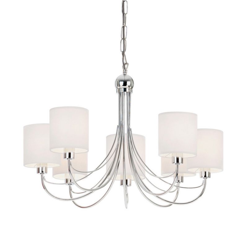 Lampa wisząca Endon PHANTOM chromowana 7xE14x15W IP20 wym:89,5x54,4x54,4cm - 1 szt.