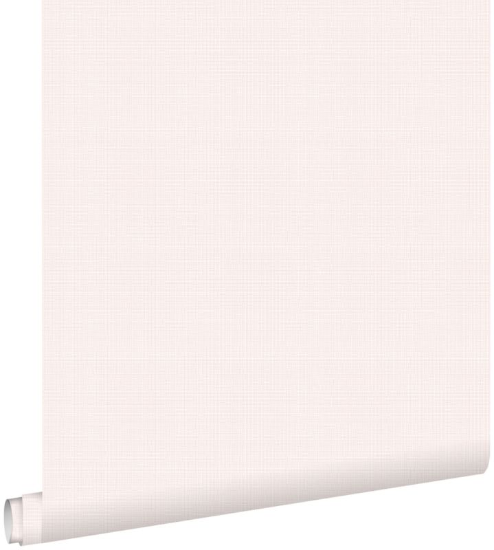 Tapeta ESTAhome lniana tekstura pudrowego różu 53 cm x 10.05 m - 1 rol.