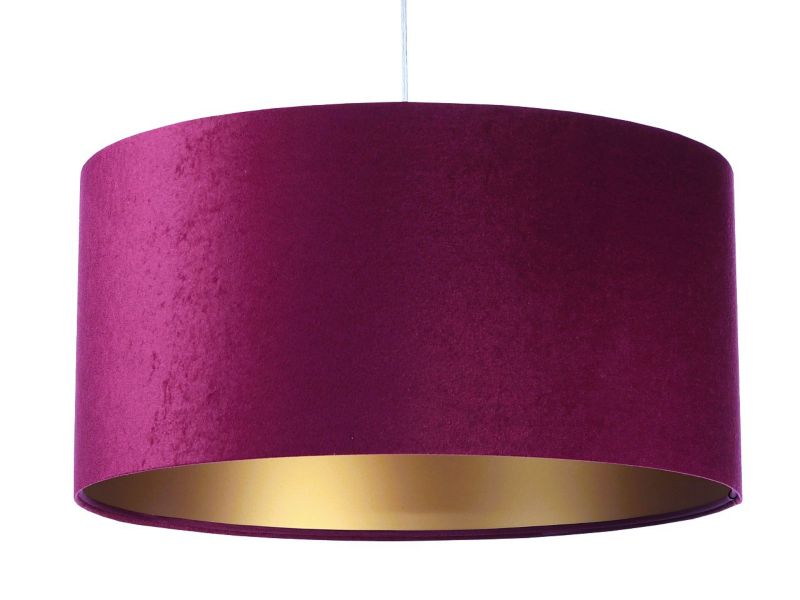 Lampa Bps Koncept wisząca HOME 60 fioletowa/złota 1 szt