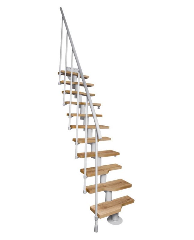 Schody Atrium Mini RAL 9006 Dąb 11 Elementów 1 szt.