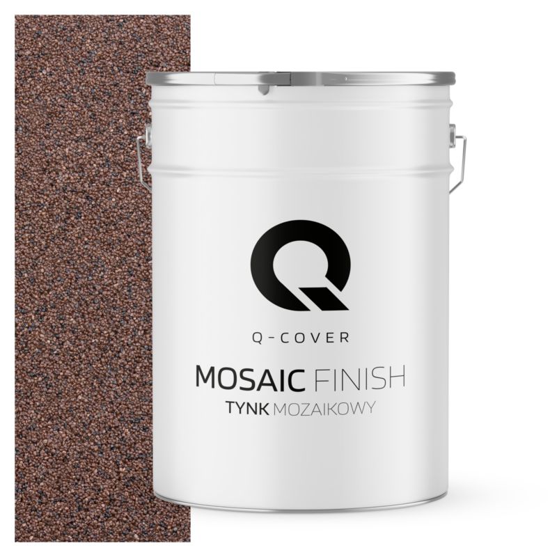 Tynk Mozaikowy Q-Cover Brązowy ciemny M81 25KG