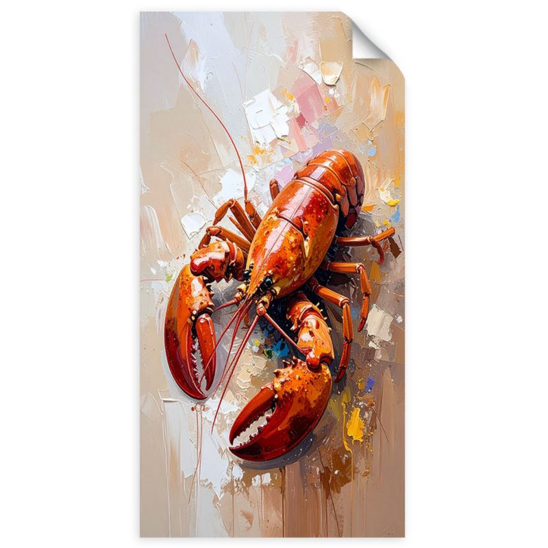 Naklejki samoprzylepne do salonu sypialni Feeby Rak Jedzenie 60x120cm 1szt