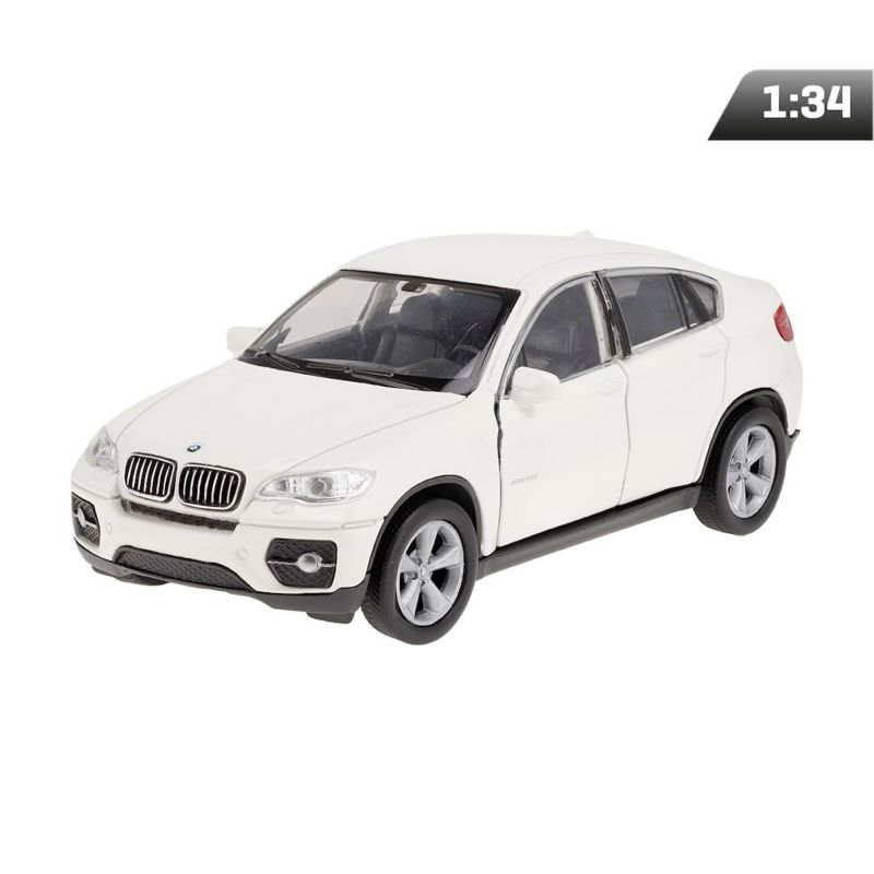 Model 1:34, BMW X6, biały, Carmotion, 1 szt.