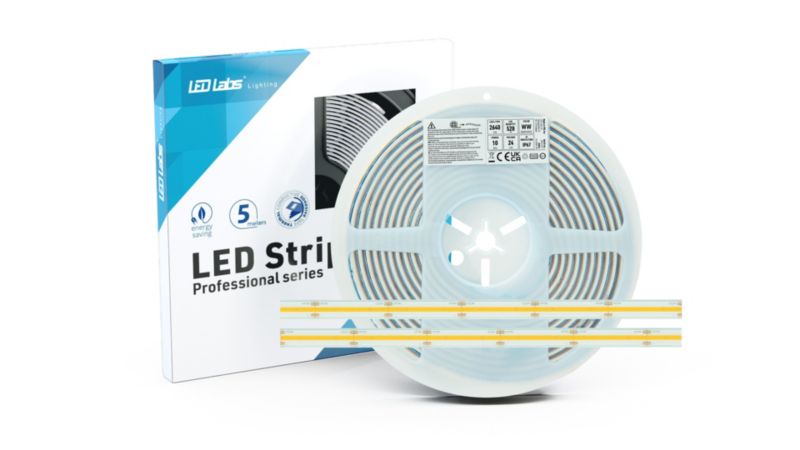 Taśma LED 24V 5m 10W/m 900lm 4000K biała neutralna 3Y PRO LED Labs 1 szt.