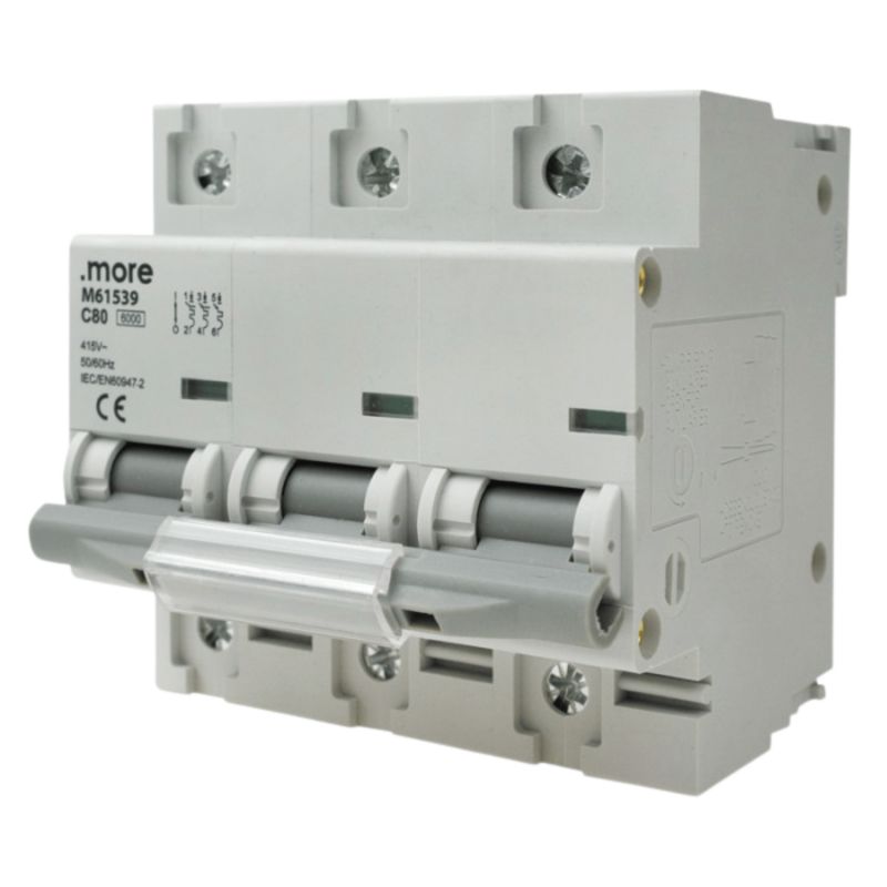 Wyłącznik Nadprądowy Eco Light 10Ka 3P C80A M61539 1szt.