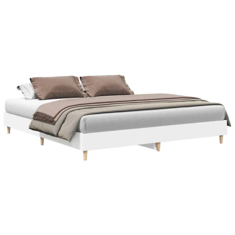 Rama łóżka WaszeMeble 160x200 cm Biały drewno WM-3329030 1 szt.