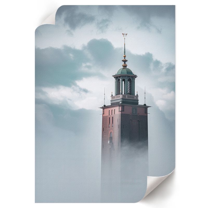 Plakat Ścienny ArtPrintCave 29,7x42 cm Mistyczna wieża Kalio 1 szt.