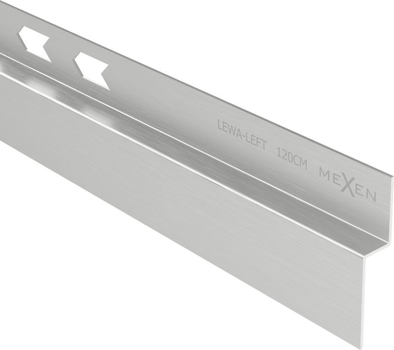 Listwa spadkowa Mexen Line inox 120 cm lewa 1 szt.