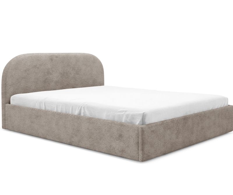 Łóżko MOON Sofello 160x200 boucle metalowy stelaż pojemnik Quelle 05 1 szt.