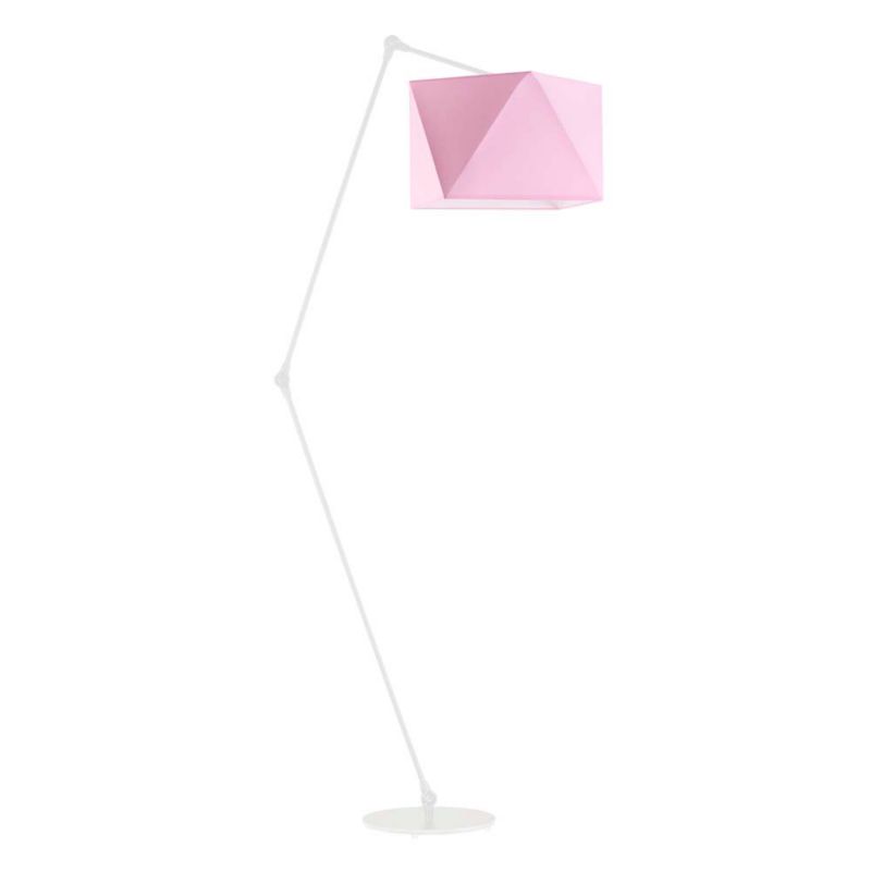 Lampa stojąca Volta Light Factory podłogowa przegubowa regulowana z abażurem różowy diament SOUL 1szt.